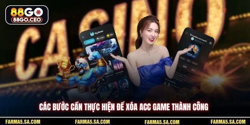 Cách Xóa Tài Khoản 88GO - Nhanh Gọn An Toàn Cho Người Chơi 3 Các bước cần thực hiện để xóa acc game thành công